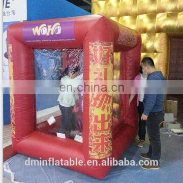 2014 inflatable Cash Grab Box for advertising