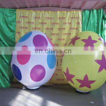 colored Easter Sunday inflatable egg