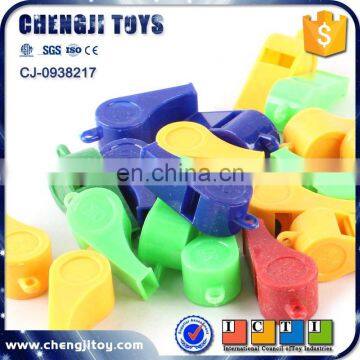 Promotion cheap toy cheering whistles plastic whistle in bulk