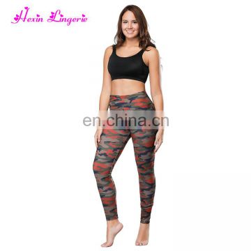 Wholesale Price oem and odm printed brushed peach skin soft fashion womens high waisted leggings