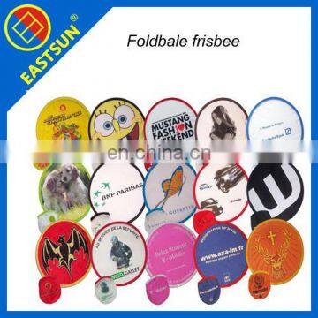 Fashion Cheap Price Logo Printing 190T Foldable Frisbee