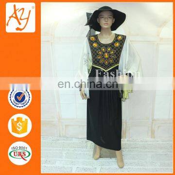 China New Design Hot Drilling Clothing Muslim Kaftan Dubai Abaya