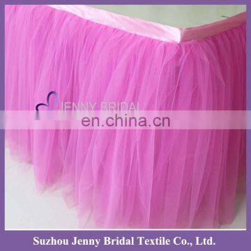 TC091#024 Tulle Lace Fabric African French Net Hard Tulle Net Fabric for Table Skirt photo-2