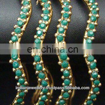 Indian jewelry kundan polki bangle exports