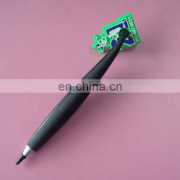 cheap custom company logo Soft PVC Magnetic Pen baseball Gift rubber pvc Pen