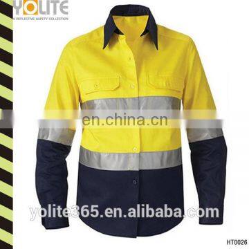 Hot Sales Two Color Long Sleeve Reflective Safety t Shirt photo-2