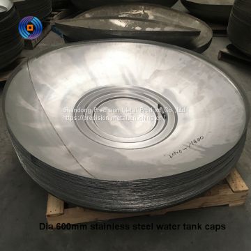 Customer needs industrial flat bottom flanging dish head with carbon steel