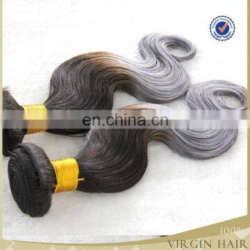 2016 Super Quality Indian Grey Human Hair Weaving photo-6