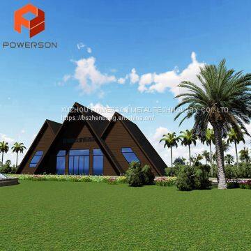 Prefabricated Container House Light steel Villa Glass wool for prefab house