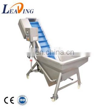 food process belt conveyor with presoaking tank