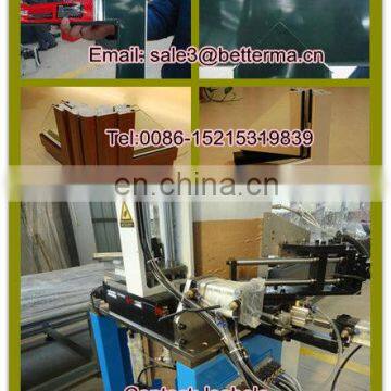 PVC UPVC Plastic window door production line machine/UPVC PVC color profile window welding and cleaning machine (HSWF-01)