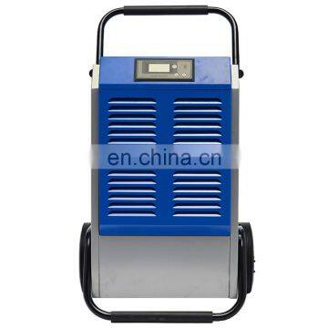 90L humidity removing commercial residential dehumidifier with big wheels