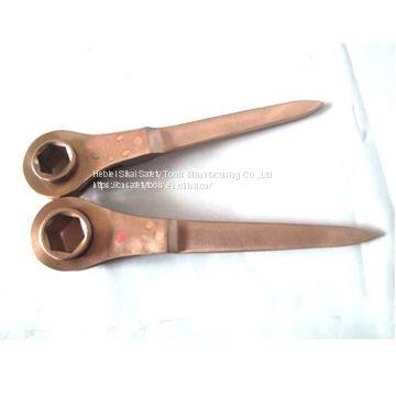 Non Sparking Ratchet Wrench Beryllium Bronze 26mm Safety Manual Tools