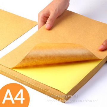 50sheets per box  A4 printable self adhesive kraft paper