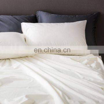 Amazon High Quality Super Soft Microfiber White Waterproof Hotel Bed Sheet Set photo-4