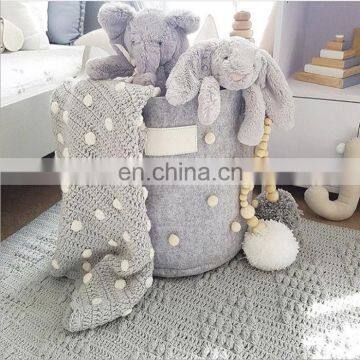 Wholesale Felt Storage Bin Storage Box Felt Laundry Storage Basket photo-5