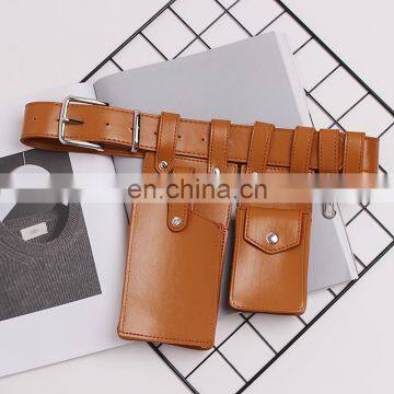 TWOTWINSTYLE Vintage Dresses Accessories Fashion New 2020 Summer High Waist Bag PU Leather Belts photo-6