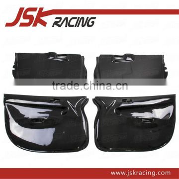 FOR EVO X EVO 10 DOOR CARBON FIBER INSIDE DOOR PLATE (4PCS) FOR MITSUBISHI LANCER EVOLUTION LANCER EVO 10 EVO X (JSK200803)