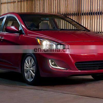 1Set LED Daytime Running Light Fog Light DRL Xenon Lamp Fog Lamp Cover Daylight For Hyundai Accent Solaris 2010 2011 2012 2013
