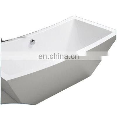 Bath Shower Room Corner Bath Tub Floor Stand Plastic Bathtub For Adult