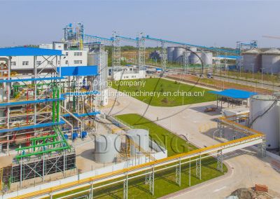 The processes in edible oil refinery plant