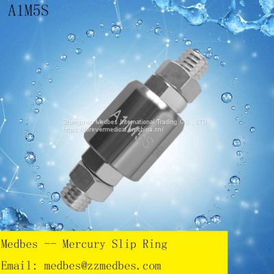 20A Mercury Slip Ring High Frequency Rotating Ring Liquid Connector A1M2