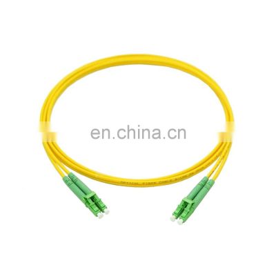 3m LC APC Duplex Single mode 2.0mm G652D PVC Fiber Optic Patch cord Fiber Jumper lc fiber patch cord