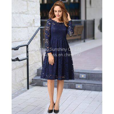 Women Sexy Fashion Leopard Print Long Sleeve Ladies Skinny Dresses photo-2