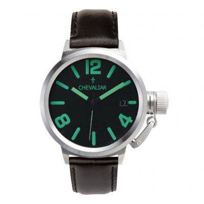 Stainless Steel Water Resistance Watches Genuine Leather Quartz Man Watch photo-3