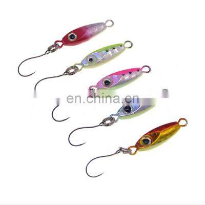 Wholesale 3g 6g Lead Fish Small Shore Cast Single Hook Mini Metal Lures