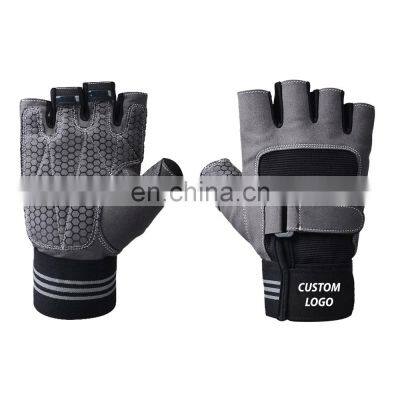 Men Women Half Finger Fitness Gloves Breathable Anti-slip Weightlifting Dumbbell Training Fitness Gloves