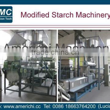 Modified starch processing machinery