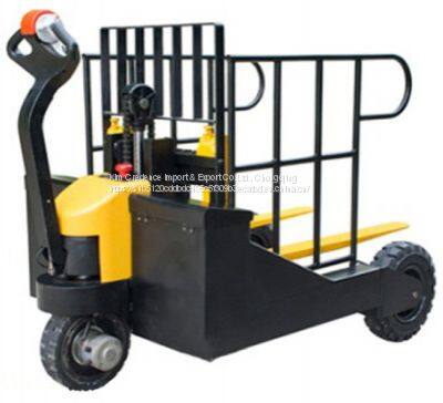 Rough Terrain Pallet Truck New 2.5 Ton/3 Ton/2000kg/2500kg/3000kg Steering Wheel With Hydraulic/Heavy Duty Hand Operated Pallet Lift/Manual Forklift Truck for Material Handling/Warehouse photo-2