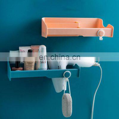 Wall Mounted Plastic Hair Dryer Holder Hair Dryer Rack for Bathroom photo-2