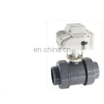 2inch pvc ball valve CTB-005 50NM  24V 220V 230V 110V upvc thread glue socket motorized ball valve