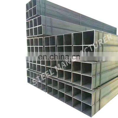 framing ss400 galvanized steel structural thin wall square galvanized steel tube