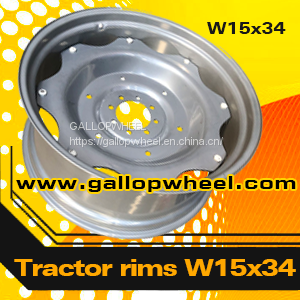 Agricultural Tractor Rims W15x34 Agriculture Machinery for 16.9-34 Tires