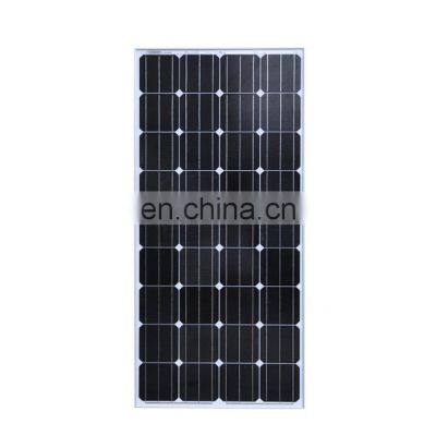 street light solar panel system 150w high efficiency black china flexible thermodynamic monocrystalline solar panel