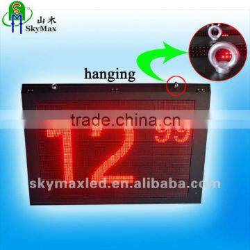 Hanging High brightness Outdoor LED Open Sign for gas station price display