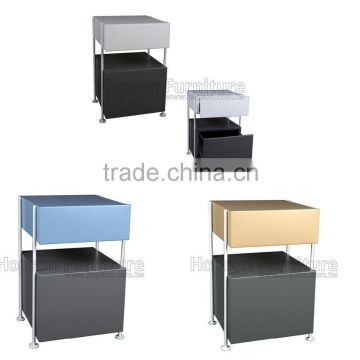 Oupusen 2 drawer knock down metal file cabinet