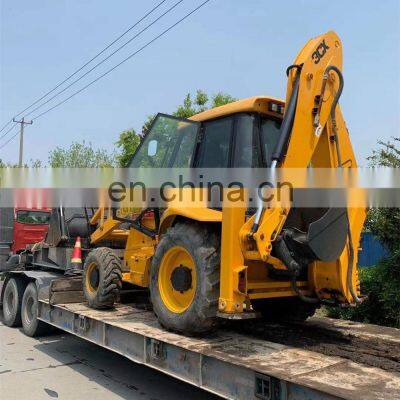 UK JCB 3CX Backhoe Loader Loading, Jcb 3cx Ship to Chile, Loading Service for JCB Backhoe Loader Transfer by Flat photo-4