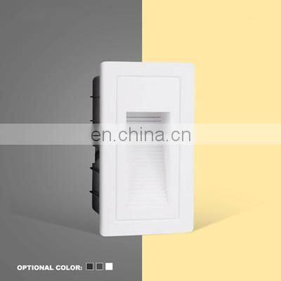 Nordic Modern Simple White Step Light Aluminum Waterproof IP65 Outdoor Garden Hotel Corridor LED Stair Lamp