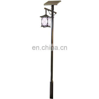 waterproof led high pole landscape light street post lamp pathway villa aluminum outdoor led solar light garden