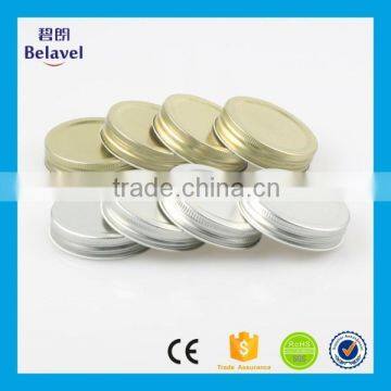 Wholesale stainless iron screw cap for glass mason jar lid metal silver lid                        
                                                Quality Choice