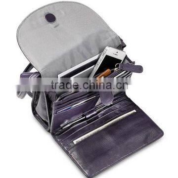 Super Design Small Multi Pocket Leather Crossbody Bag Leather Shoulder Organizer Bag photo-2