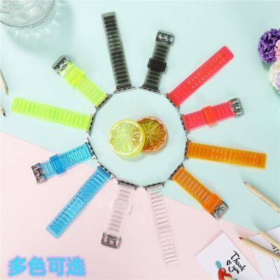 For Apple Watch Band Neon Color TPU Compatible With for Iwatch Bands Replacement Strap 38mm 42mm + Protective Frame Case photo-4