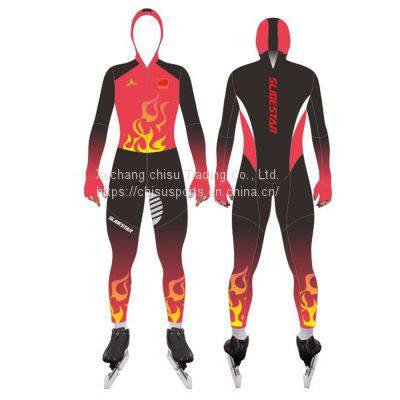 Custom Nordic Ski Apparel Alpine Ski Race Suits windproof skiing speed suits Training Suit Sportswear Outwear with Hat