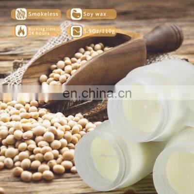 Custom Private Label Candle Glass Jar Kit Natural Soy Wax Luxury Aromatherapy Scented Candles Decoration Gift Set photo-3