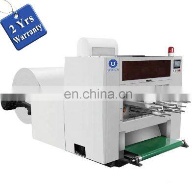 TMQ920 high speed hydraulic roll reel feed PE COATED cardboard card Paper Die punching cutting machine