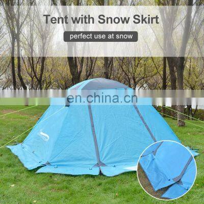 Winter Backpacking Tent 2 Person Aluminum Pole Lightweight Camping Tent Double Layer Portable Handbag for Hiking Travelling photo-2